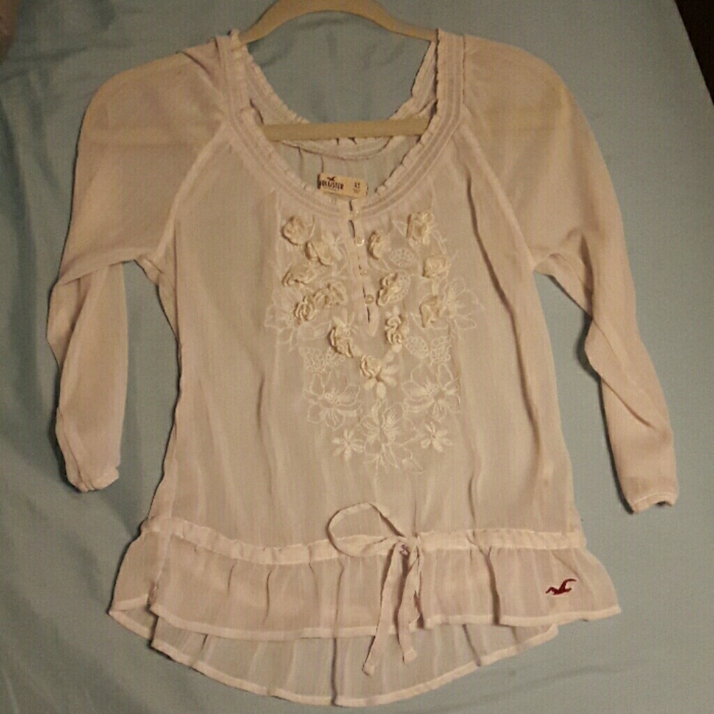 Sheer Hollister Blouse